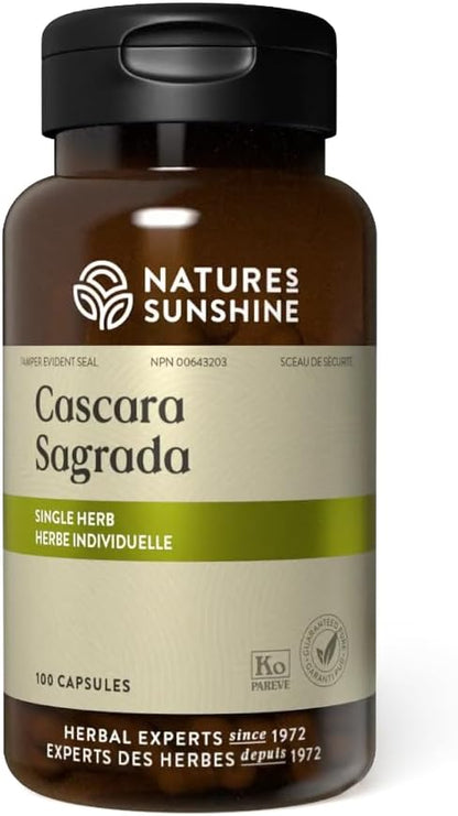 Nature's Sunshine Cascara Sagrada，100 粒胶囊