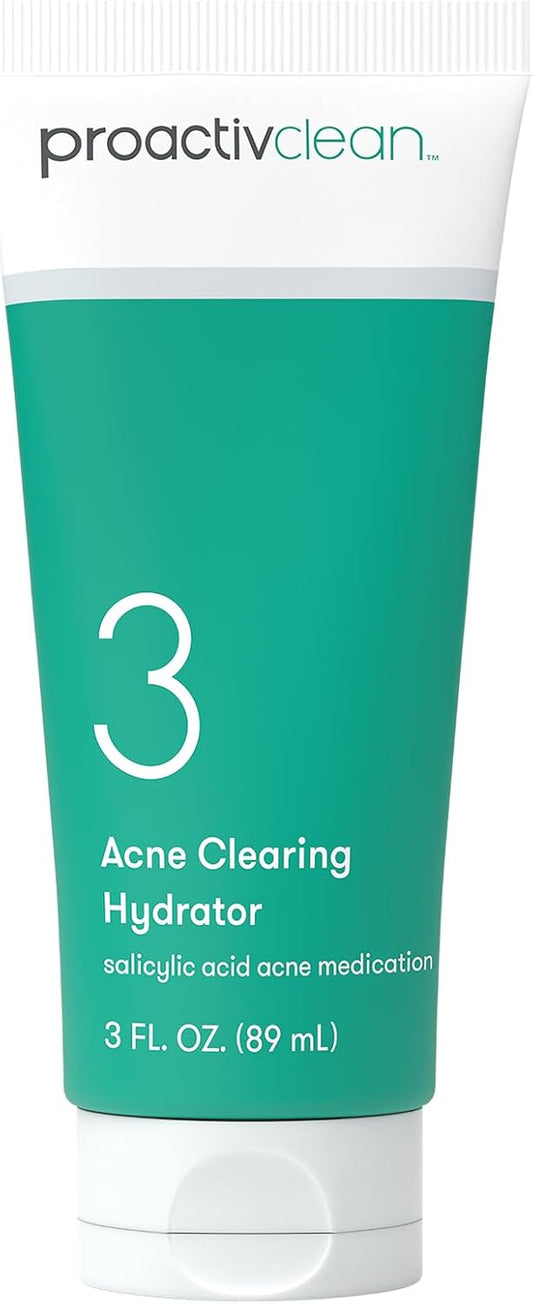 Proactiv Clean Acne Clearing Hydrator- Gentle Daily Face Moisturizer for Women and Men- Salicylic Acid Acne Treatment Cream Facial Lotion with Hyaluronic Acid and Vitamin E- 3oz