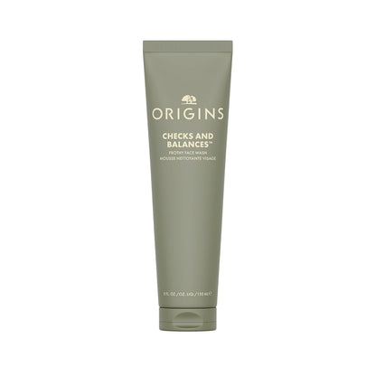 Origins Checks and Balances Frothy Face Wash | Gentle Face Cleanser for All Skin Types | With Mint