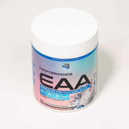 Believe Supplements 高性能 EAA - 必需氨基酸配方 | 促进肌肉恢复、性能和补水 | 提供无糖美味口味！（30 份，白色冰沙）
