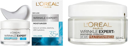 L’Oréal Paris Anti-Aging Face Cream 35+, Day & Night Skincare, Wrinkle Expert & L'Oreal Paris Anti-Aging Face Cream 65+, Day & Night Skincare, Wrinkle Expert