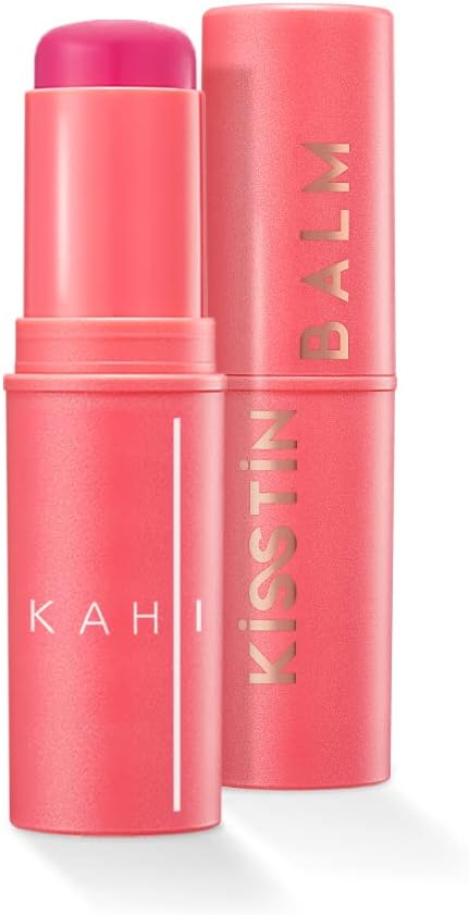 KAHI Kisstin Balm 粉紅色棒，Kahi 女士適用 - 0.31 盎司彩妝