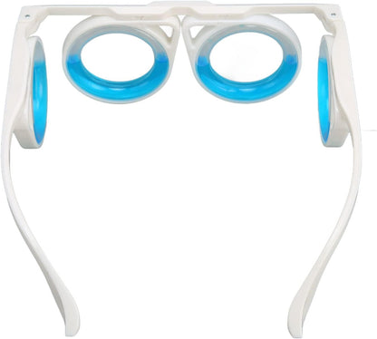 防晕动病眼镜，超轻缓解恶心眼镜，缓解晕车晕机晕船眼镜，无镜片液体眼镜，适合旅行、成人和儿童