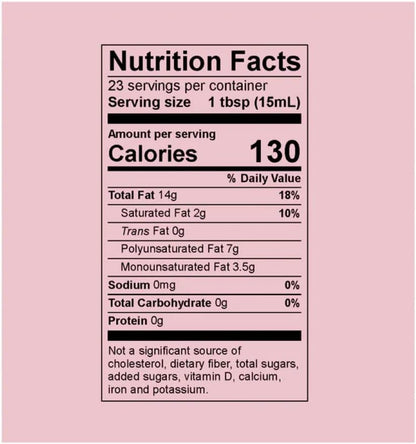 Omega Nutrition, 有機南瓜籽油，355毫升（1包）