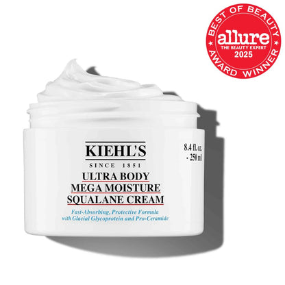 Kiehl's Ultra Body Barrier Repair Cream, Hydrating Body Lotion, Formulated for Sensitive Skin and Safe For Eczema- Fast Absorbing - 250ml