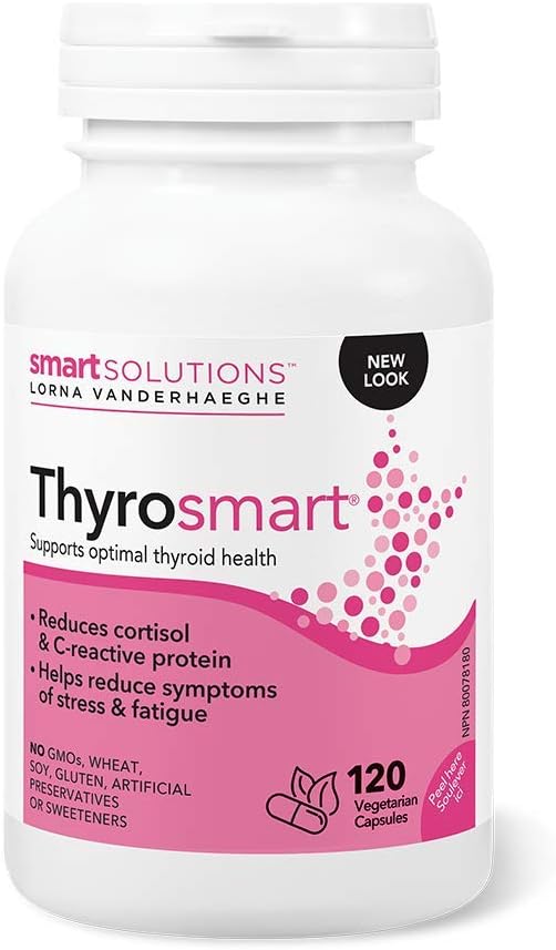 ESTROsmart - Hormone Support Supplement (120 Capsules) + Smart Solutions Thyrosmart (120 Caps)