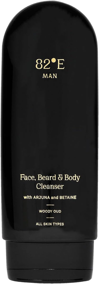 82E Face Beard and Body Cleanser - Woody Oud Cleanser Men 6.7 oz