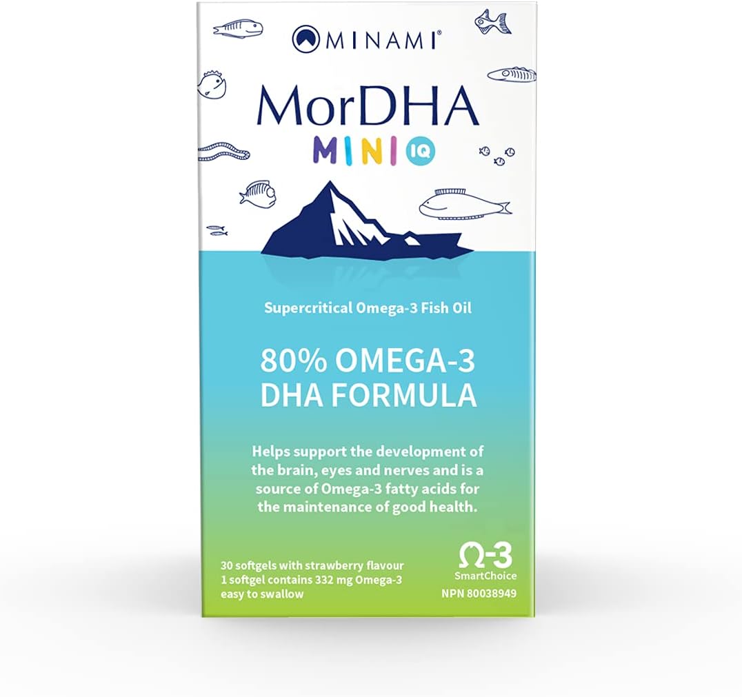 Minami MorDha Mini I.Q. 軟膠囊，30 粒，草莓口味