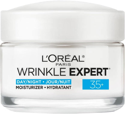 L’Oréal Paris Wrinkle Expert 35+ Anti Aging Face Cream & Night Cream, With Collagen to Reduce the Look of Wrinkles, Face Moisturizer Provides 24HR Hydration, 50mL