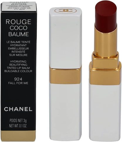香奈兒 Rouge Coco Baume 保濕美化有色唇膏 - 924 Fall For Me 香奈兒女士唇膏 - 0.11 盎司