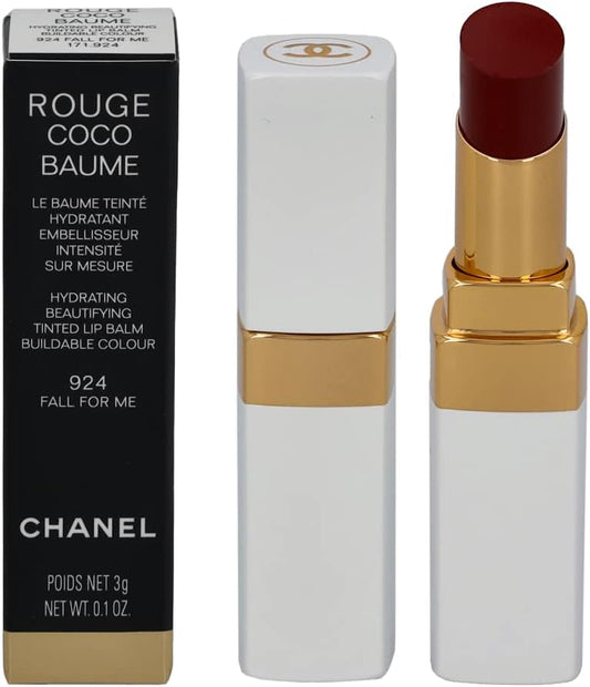 香奈兒 Rouge Coco Baume 保濕美化有色唇膏 - 924 Fall For Me 香奈兒女士唇膏 - 0.11 盎司