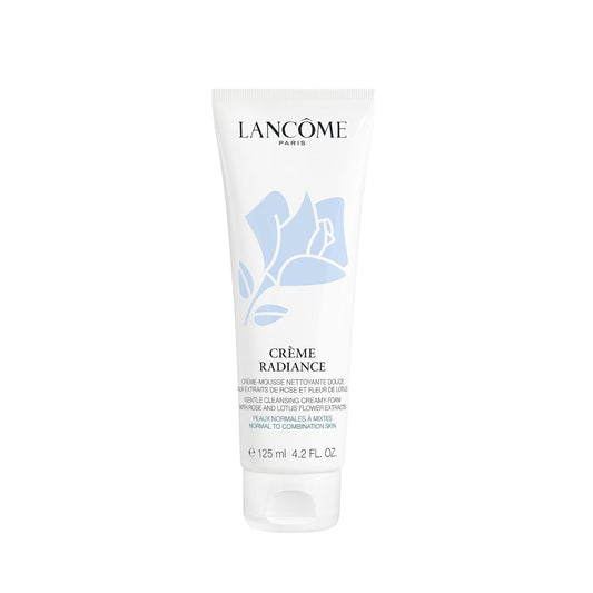 Lancôme Créme Radiance Cream-to-Foam Face Cleanser - Gently Cleanses Skin & Removes Makeup - With Rose & Lotus Flower Extract