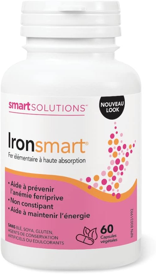 Smart Solutions Menosmart Plus 120粒膠囊和 Iron Smart 60粒素食膠囊套裝
