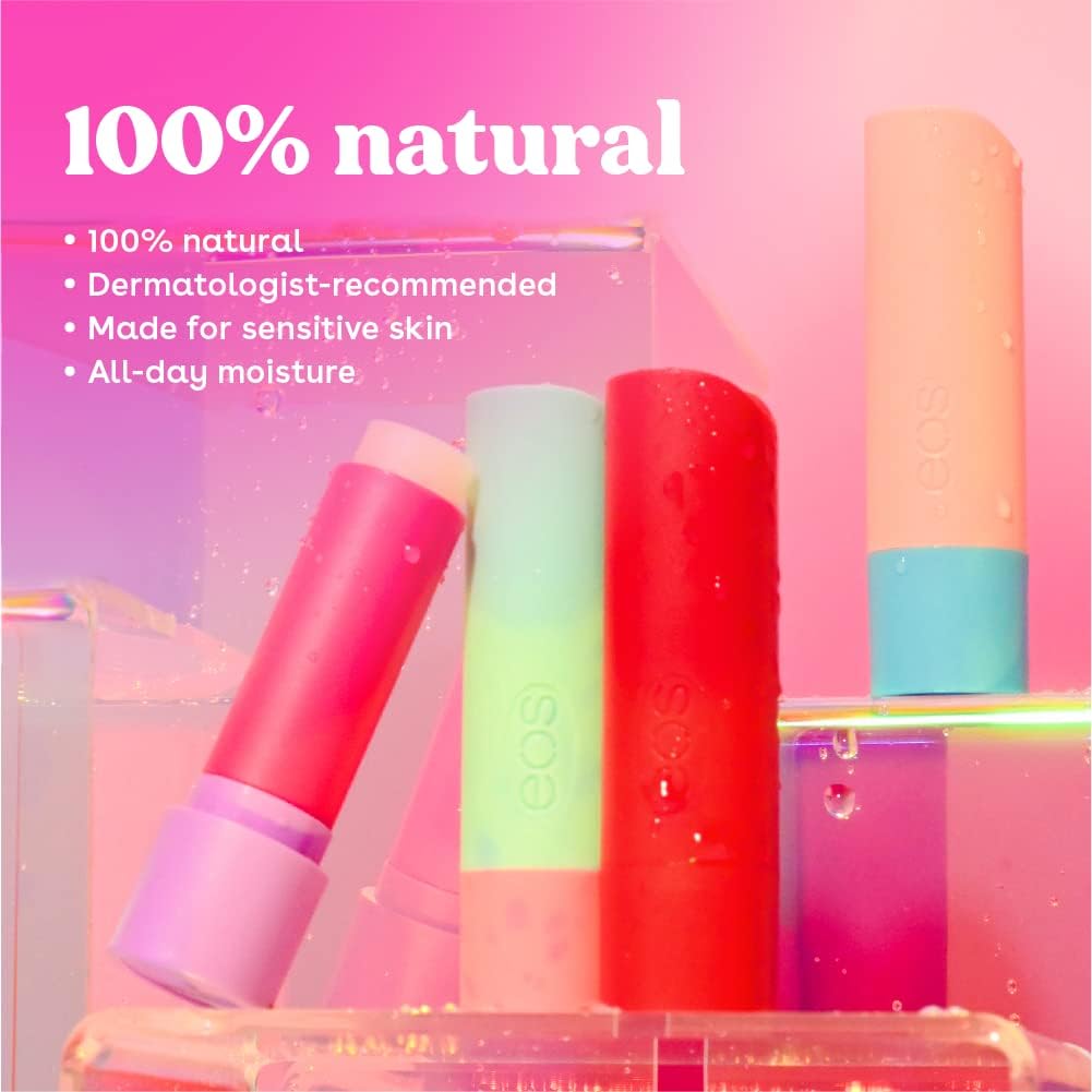 eos 100% Natural Lip Balm Sphere- Coconut Milk, All-Day Moisture, Made for Sensitive Skin, 7g