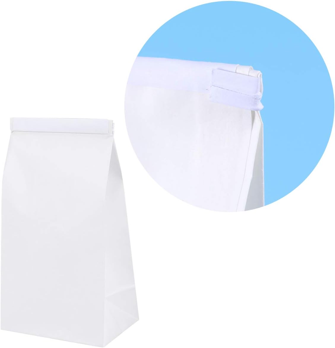 Sick Bags 25pcs Disposable Barf Bags Vomit Bags (White)