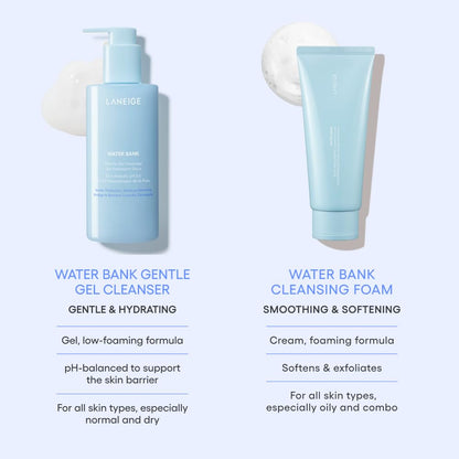 LANEIGE 水润温和洁面啫喱：含蓝色透明质酸，平衡pH值，增强肌肤屏障