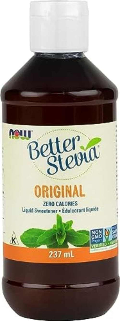 NOW Foods BetterStevia 原装零卡路里液体甜味剂，生酮友好，适合糖尿病患者，不含赤藓糖醇，237 毫升