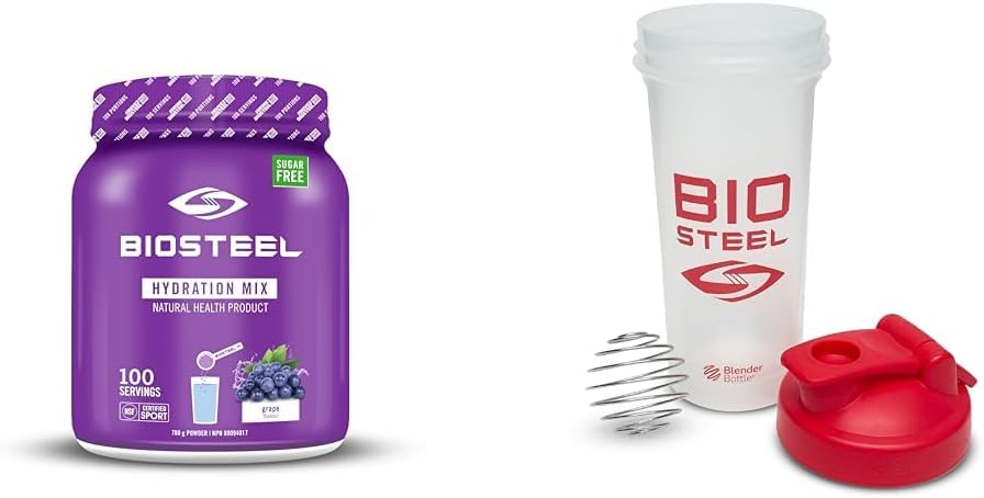 BioSteel 补水混合物，美味补水 + BioSteel 高级摇摇杯