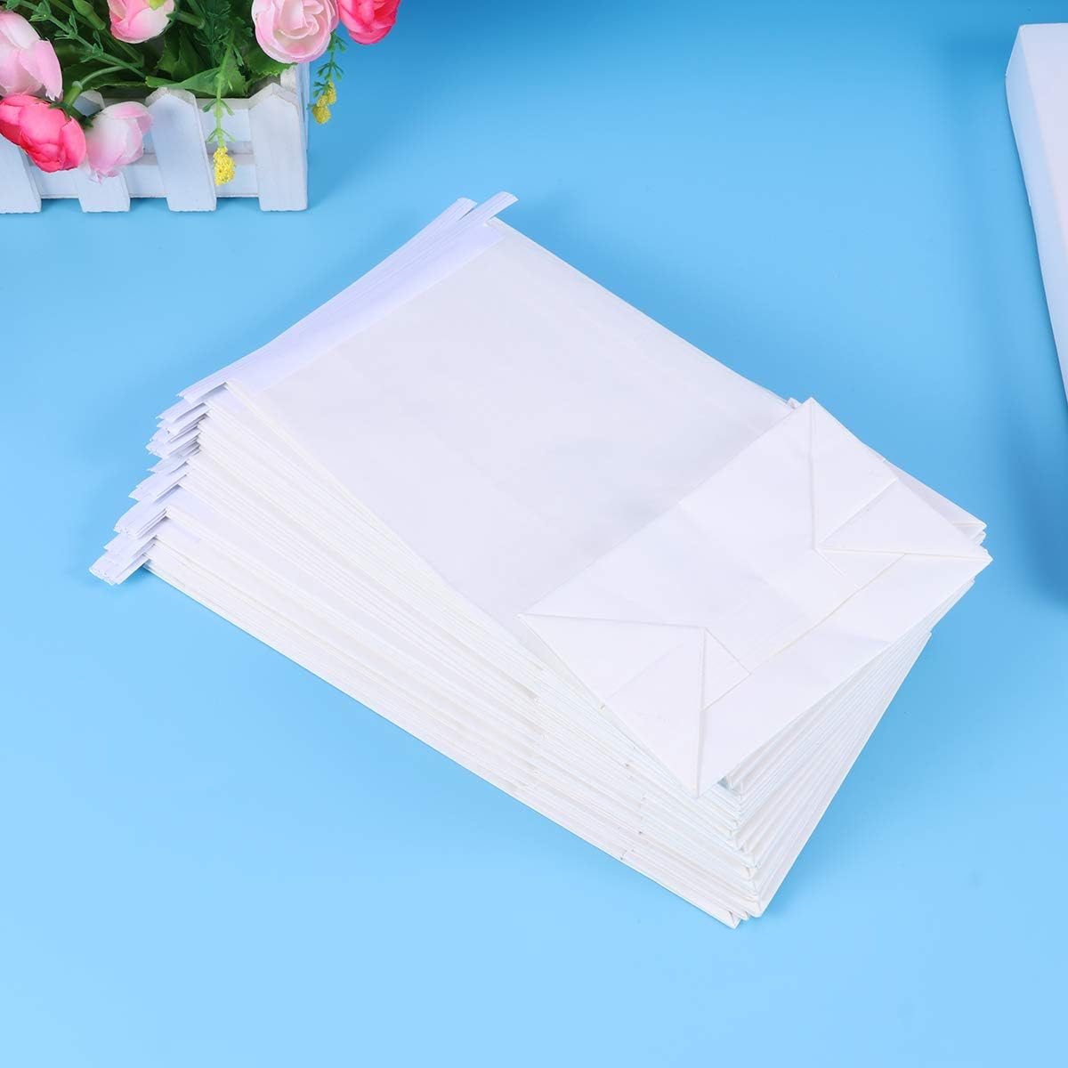 Sick Bags 25pcs Disposable Barf Bags Vomit Bags (White)