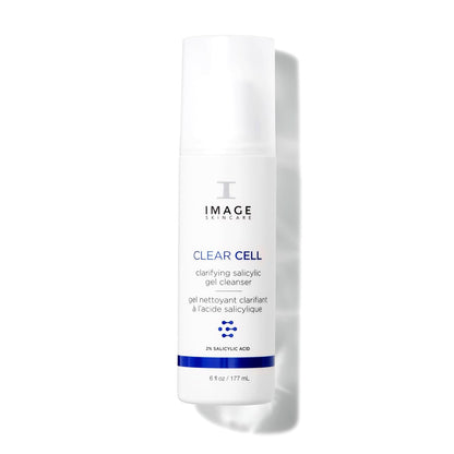 IMAGE Skincare 透明细胞水杨酸凝胶洁面乳，6 盎司。