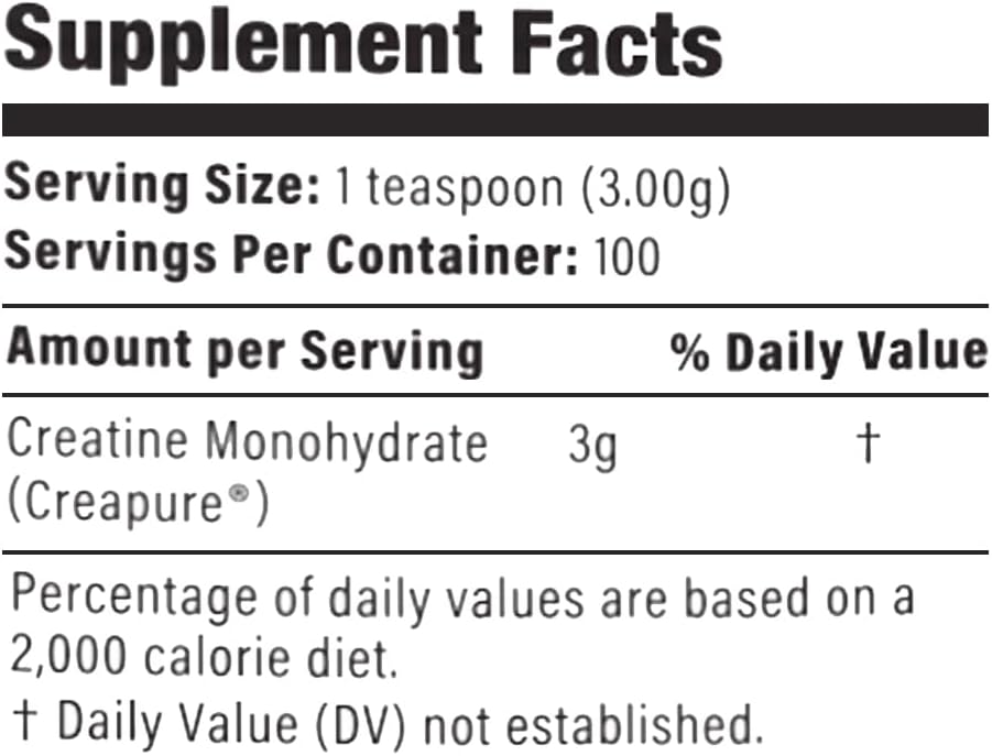 Inner Armour 肌酸 Creapure - 增強肌肉力量和耐力 - 改善睡眠品質 - 快速溶解、無味、素食友好型健身補充劑 - 300 克