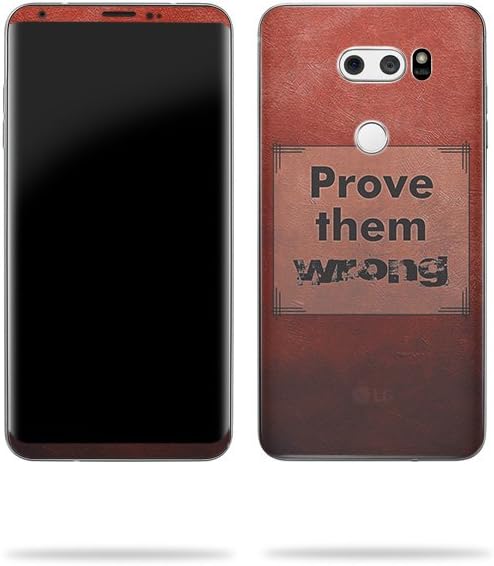 MightySkins 保护膜兼容 LG V30 - 证明他们错了 | 保护性强、耐用且独特的乙烯基贴花保护套 | 易于粘贴、移除和更改样式 | 美国制造
