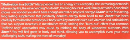 Nu-Life Zoom，10 分鐘內見效，能量持續長達 4 小時 | 無糖能量飲料，30 粒膠囊