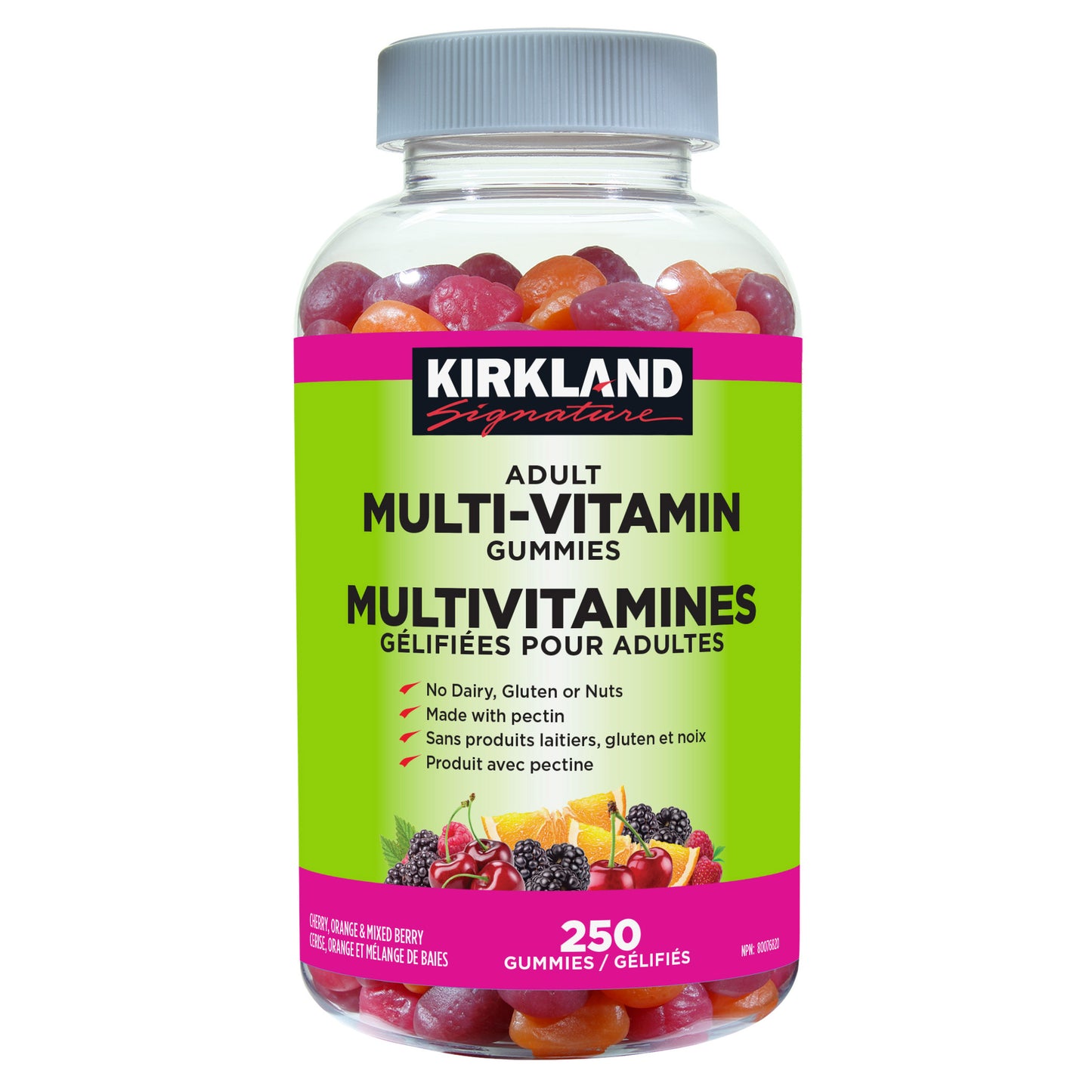 Kirkland Signature 成人複合維生素軟糖 - 250 顆軟糖