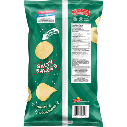 Lay's Salt & Vinegar flavoured Potato Chips, 220 g.