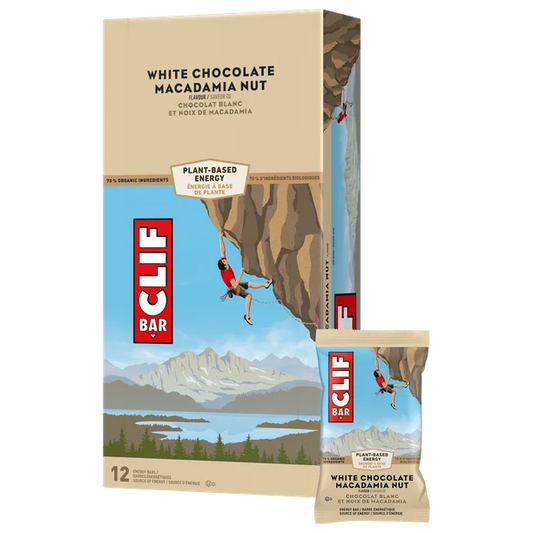 004Clif bar 白巧克力澳洲堅果能量棒，12 x 68 克