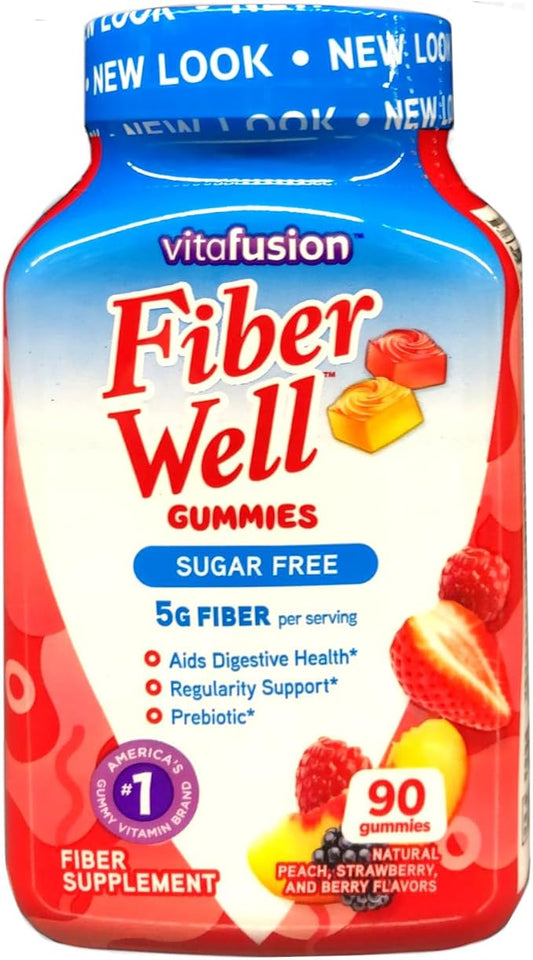 002 Vitafusion Fibre Well 成人补充软糖，10克纤维，90粒（22天用量），包装可能有所不同。
