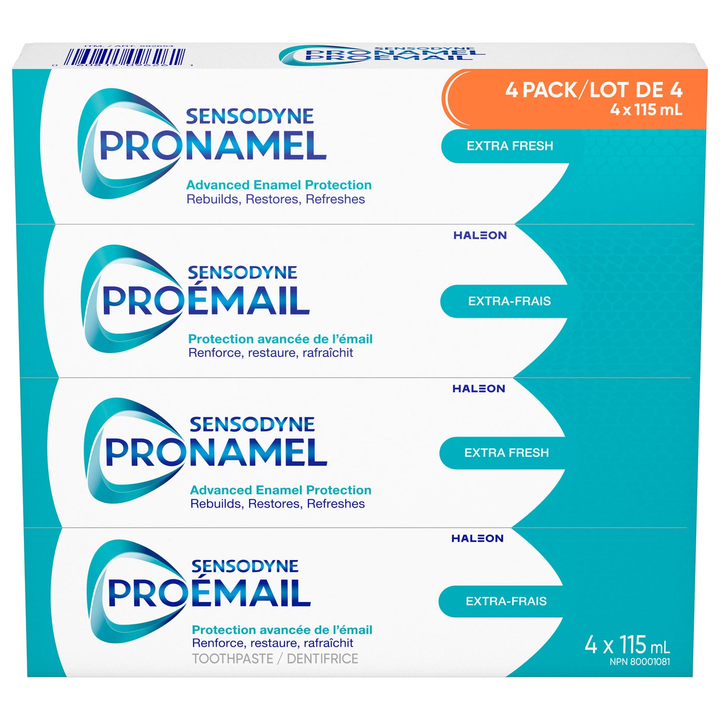 Pronamel 清新浪潮牙膏，4 x 115 毫升