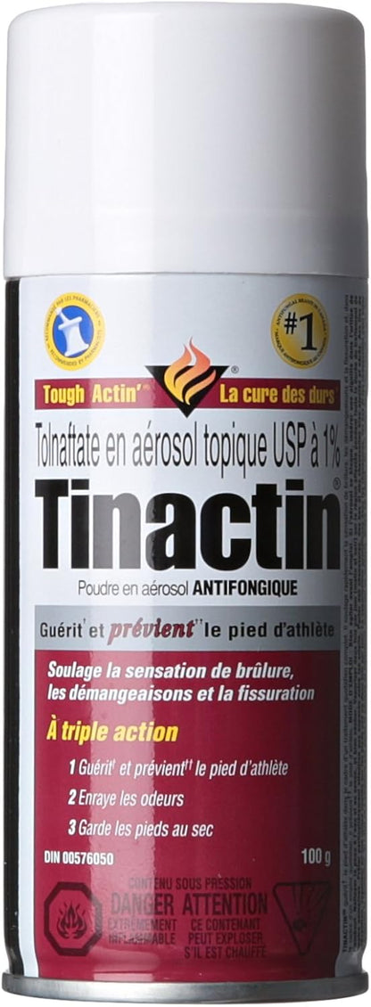 Tinactin Aerosol Powder, Antifungal treatment, 100 g & Foot Powder Antifungal And Odour Eliminator - Antifungal Powder