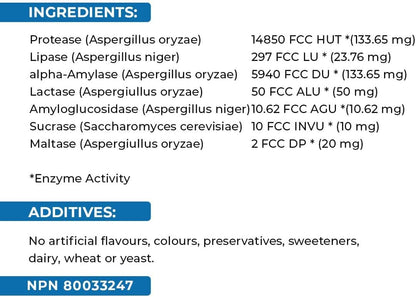 Solutions Digestion With Protease, Amylase & Lactase Capsule 90