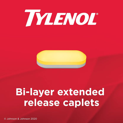 Tylenol Muscle Aches and Body Pain, Acetaminophen 650 mg, Joint Pain, Muscle Ache Relief, Fast and Long Lasting, 16 Caplets