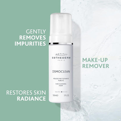 Institut Esthederm - Osmoclean Pure Cleansing Foam - Radiance-revealing Purifying Foam - All Skin Types , 150 mL.