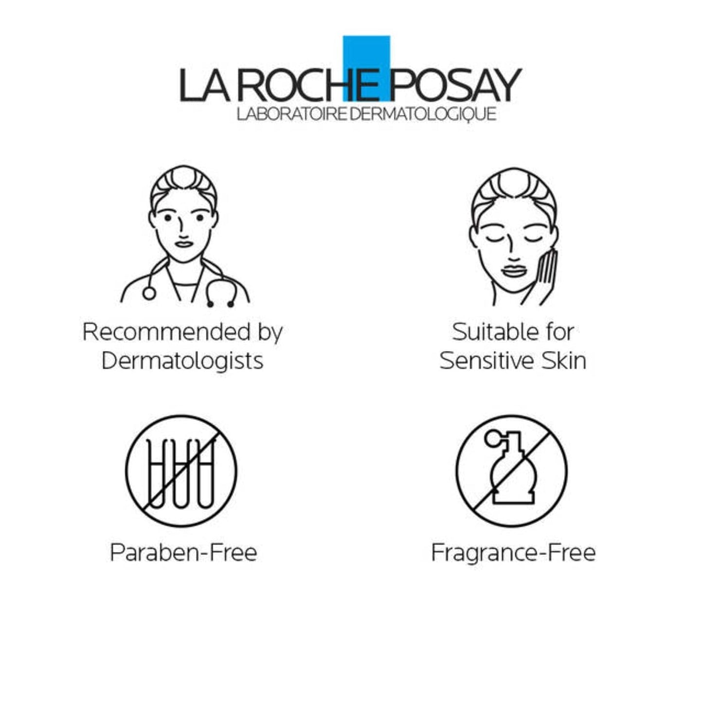 La Roche Posay Cicaplast 臉部凝膠和精華液，適合所有膚質，無香型，皮膚科醫生推薦