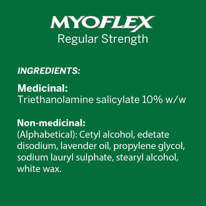Myoflex 止痛膏 | 无味 | 深层缓解肌肉酸痛和关节痛 | 不含薄荷醇 | 无污渍 | 不油腻 | 适合 2 岁以上 | 100 克（常规强度）