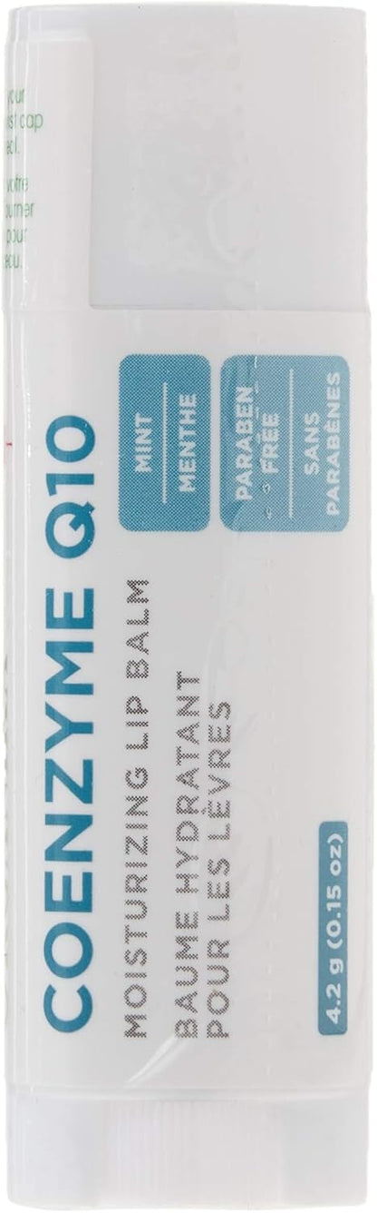 Organika Coenzyme Q10 Moisturizing Lip Balm Counter Display † 24 X 0.15Oz Tubes