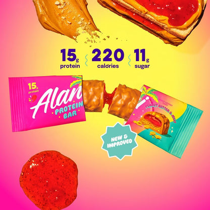 Alani Nu Protein Bar - Peanut Butter & Jelly 46g x 12