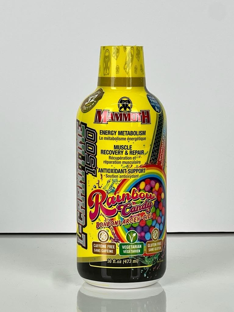 Mammoth L-肉鹼 1500，彩虹糖 32 份