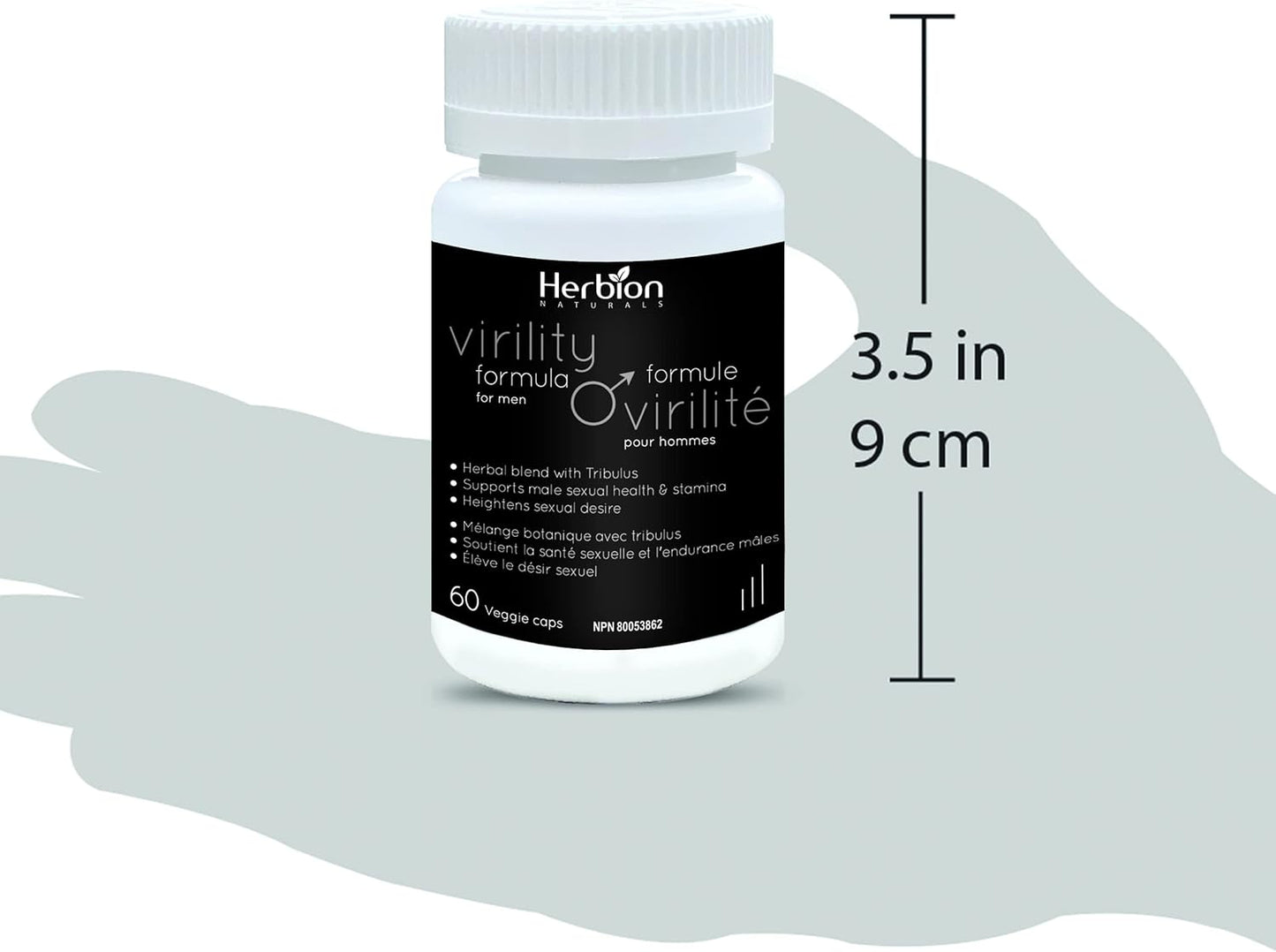 Herbion Naturals 壯陽配方 - 增強能量、力量和耐力，（3 包）180 粒