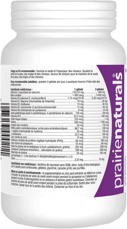 Prairie Naturals Hair force softgel 90 Count