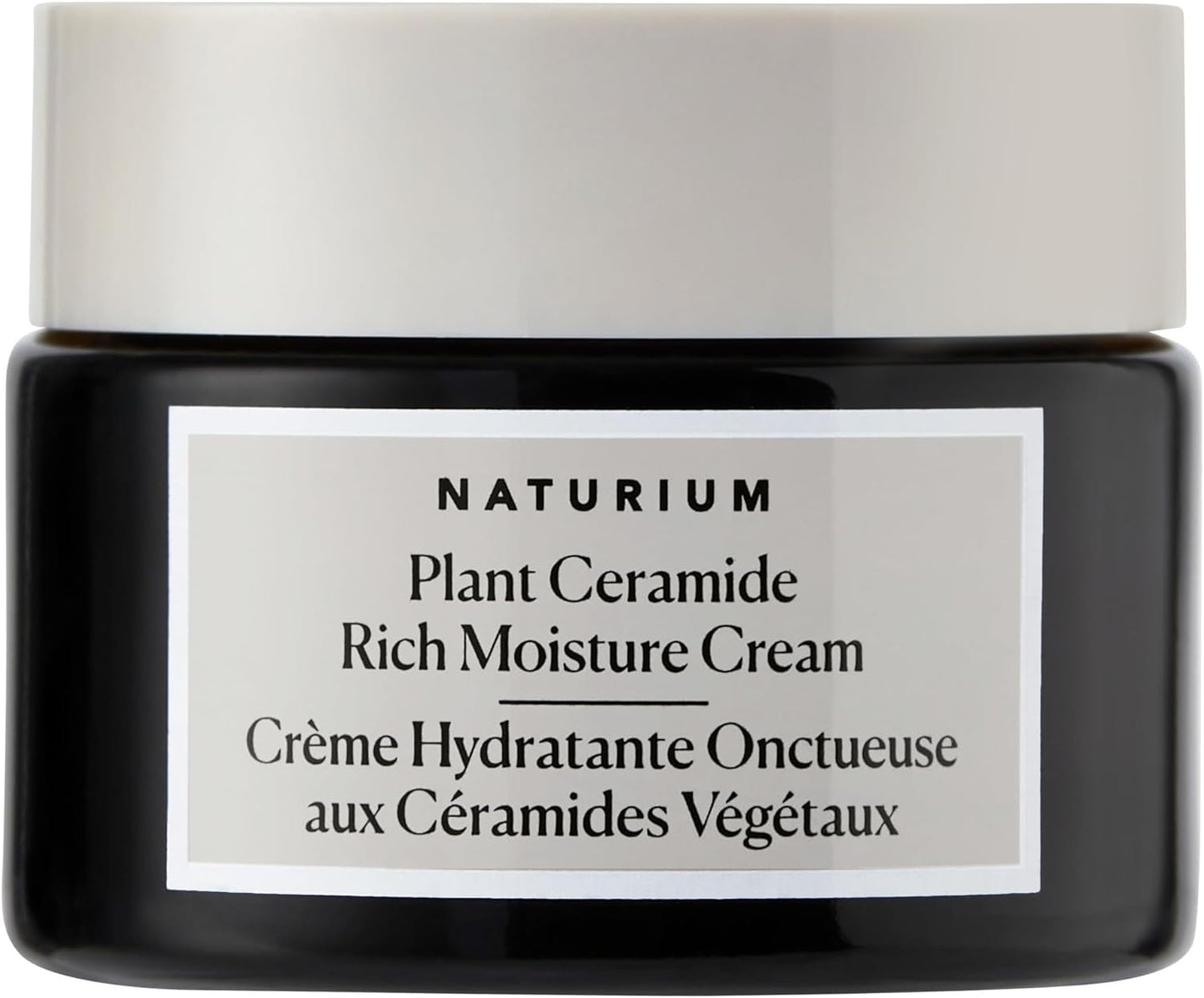 Naturium Plant Ceramide Rich Moisture Cream | Face Moisturizer for Dry Skin, Hydrating & Firming | 1.7 OZ / 50 g