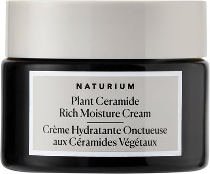 Naturium Plant Ceramide Rich Moisture Cream | Face Moisturizer for Dry Skin, Hydrating & Firming | 1.7 OZ / 50 g
