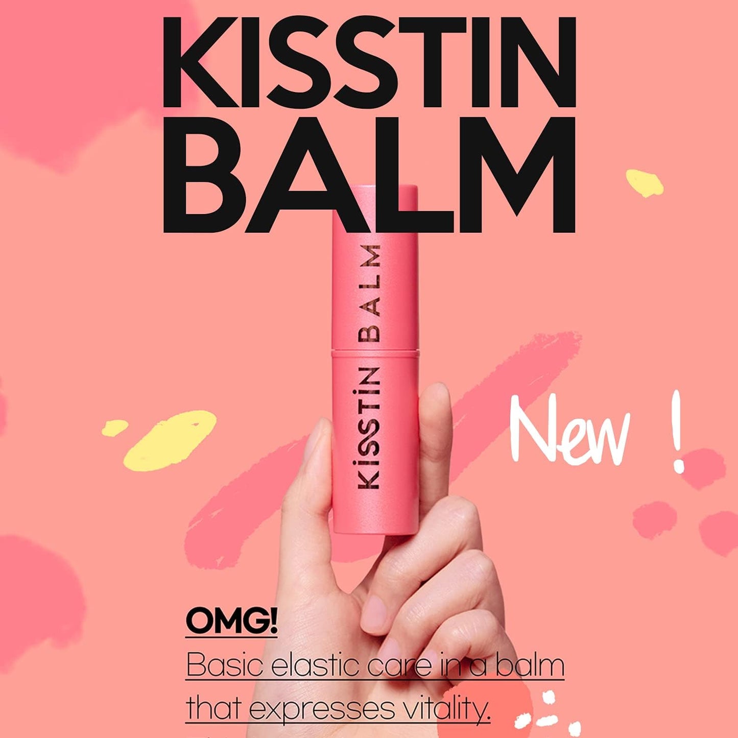 KAHI Kisstin Balm Pink Stick by Kahi for Women - 0.31 oz Makeup
