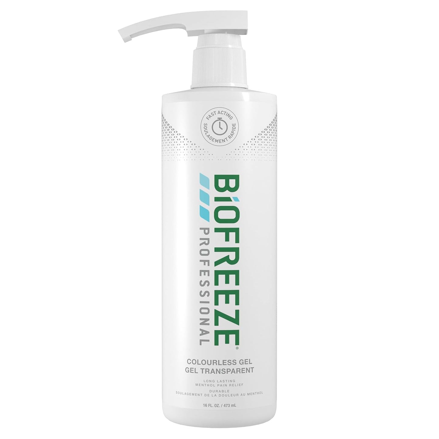 Biofreeze® Professional | 快速起效，持久清凉 | 薄荷醇止痛 | 16 盎司