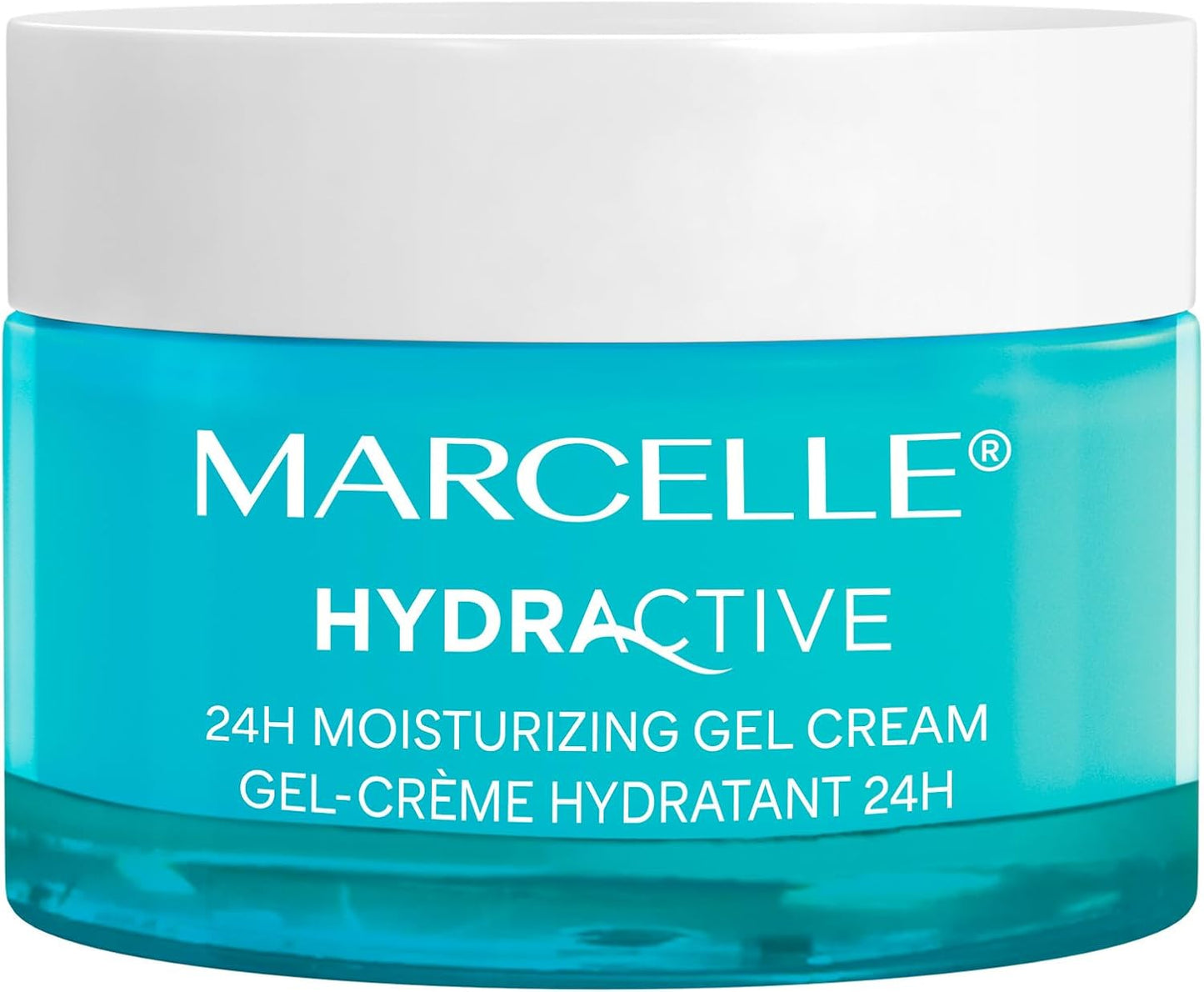 Marcelle Hydractive 24H Moisturizing Gel Cream, All Skin Types, Refreshing, Energizing & Hydrating, Lightweight, Hypoallergenic, Fragrance-Free, Cruelty-Free, Paraben-Free, Oil-Free, 50 mL