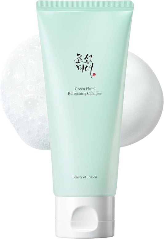 Beauty of Joseon Green Plum Refreshing Cleanser Pore Deep Cleansing Exfoliating Gel Type Acne Face Wash Blackhead Remover Korean Skincare for All Skin Types 100ml