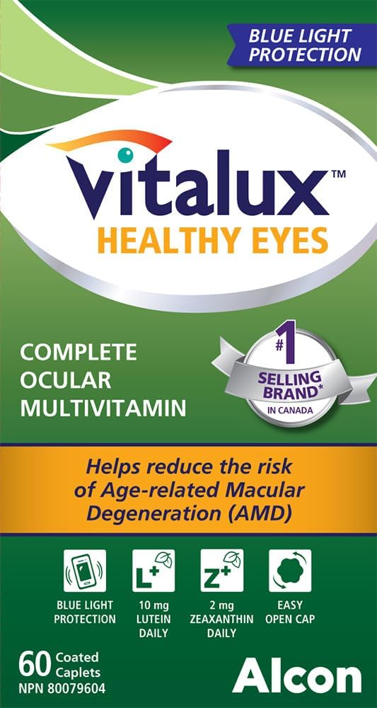 Vitalux Healthy Eye Ocular Vitamins, 60 Count